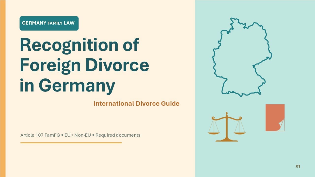 recognition of foreign divorce in Germany