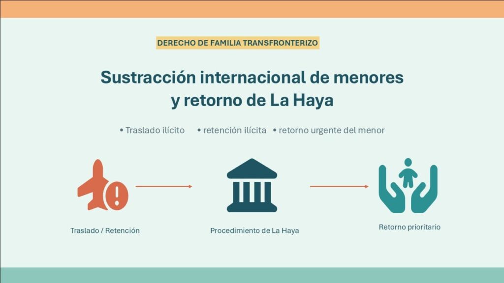 sustraccion internacional menores retorno convenio haya alemania