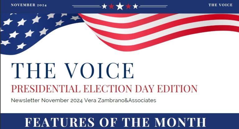 The Voice Newsletter 12/2024 – Gavel und Gesetzesbücher