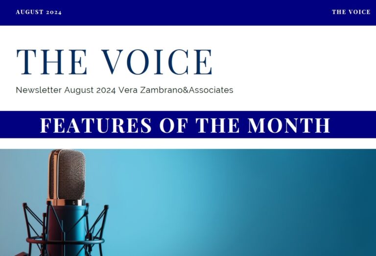 The Voice Newsletter 12/2024 – Gavel und Gesetzesbücher